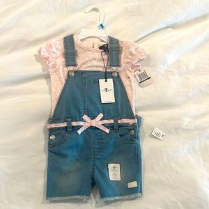 7 Jeans Overall Set